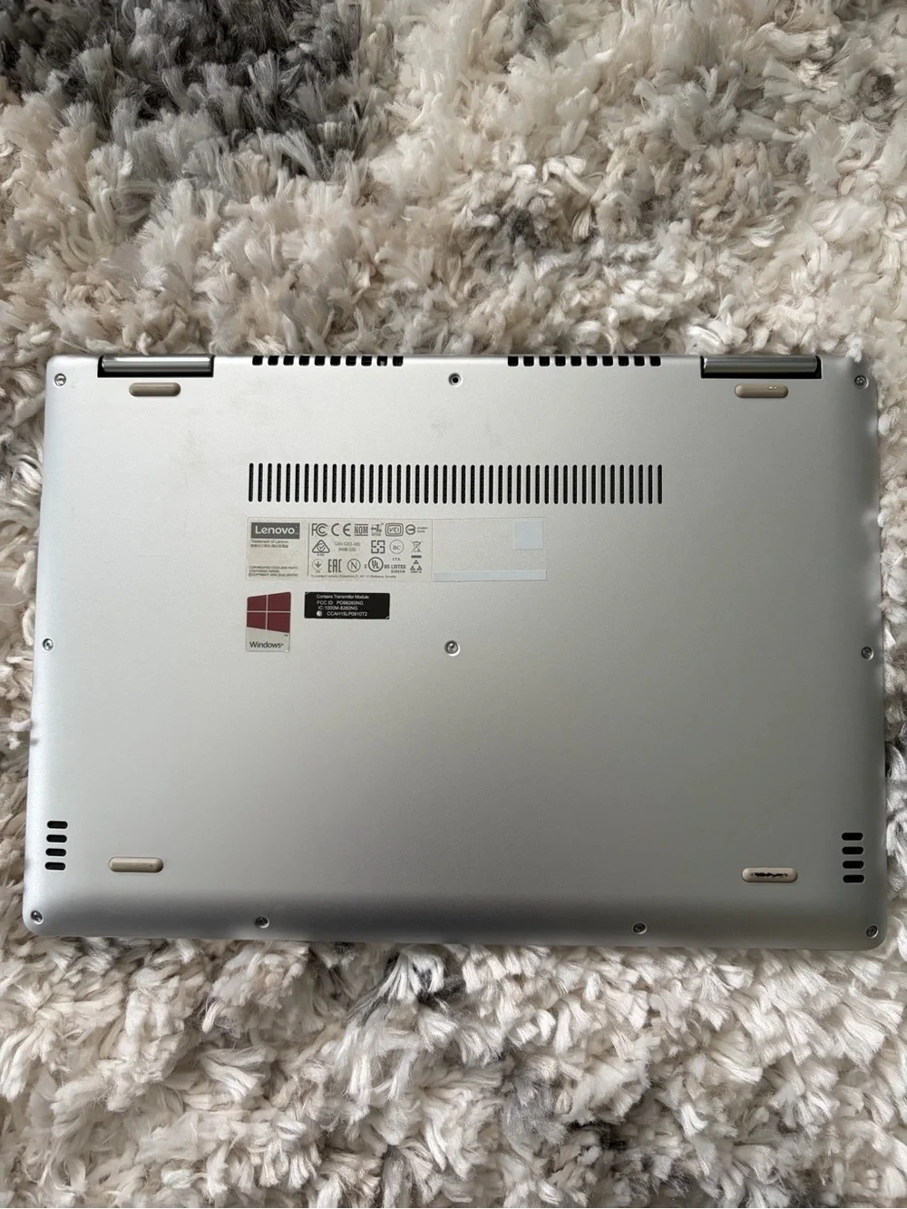 Lenovo Yoga Silver Convertible Laptop